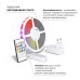 Умная адресная светодиодная лента RGB IC с Яндекс Алисой, Марусей, Google Home, Wi-Fi, Smart LED Lightstrip IP65 24W 5 метров